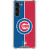 MLB Chicago Cubs Split Galaxy S24 FE Clear Case